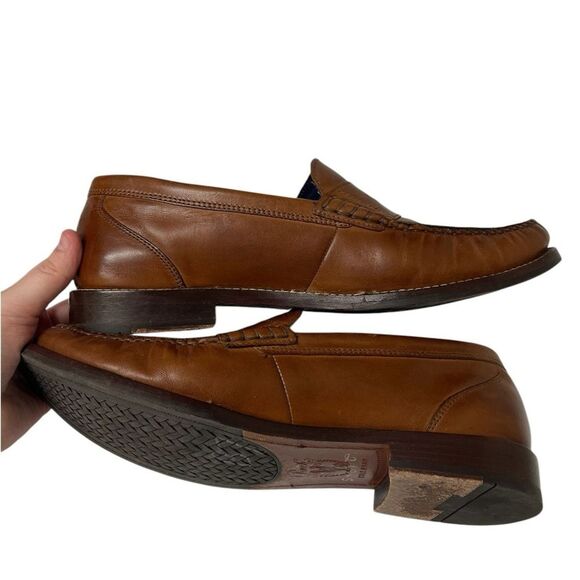 Cole Haan Pinch Men’s Brown Leather Grand Classic Penny Loafers SZ 9.5 Formal main image 4